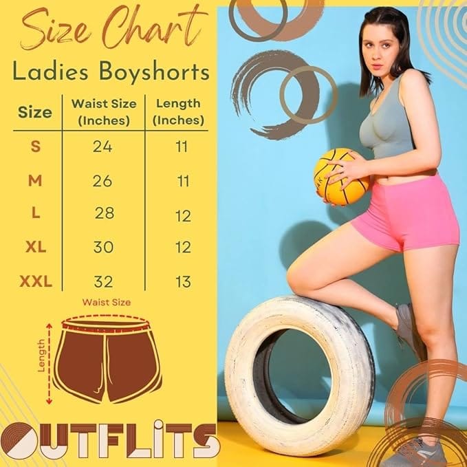 Ladies Boy Shorts Full Coverage