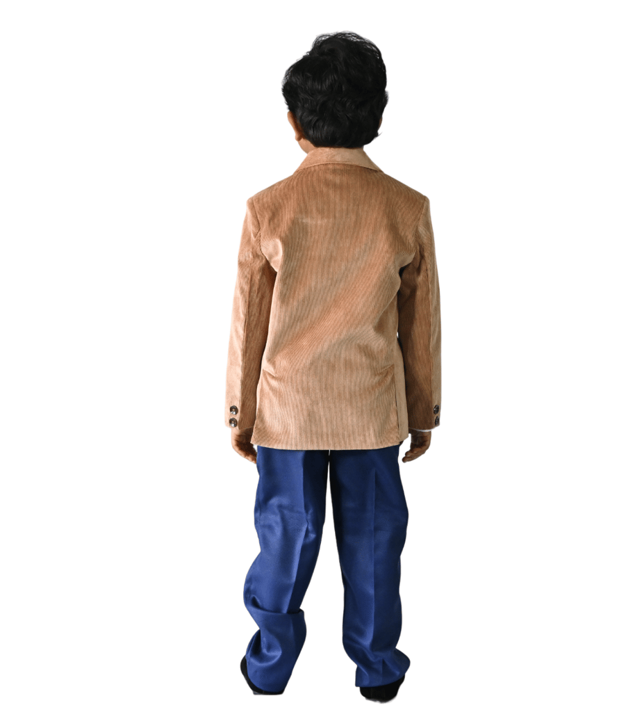 JOYHAAT Kids Boy's Blazer For Party/Formal/Wedding/Festival With Brown Color