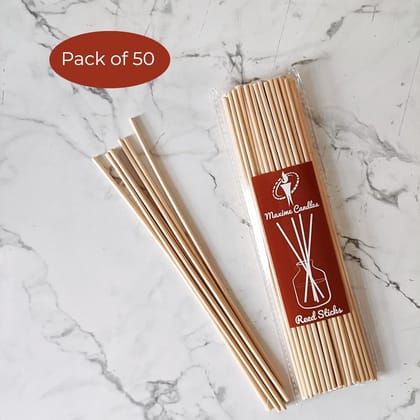 50PCS Reed Diffuser Sticks, 8 Inch Natural Rattan Wood Sticks