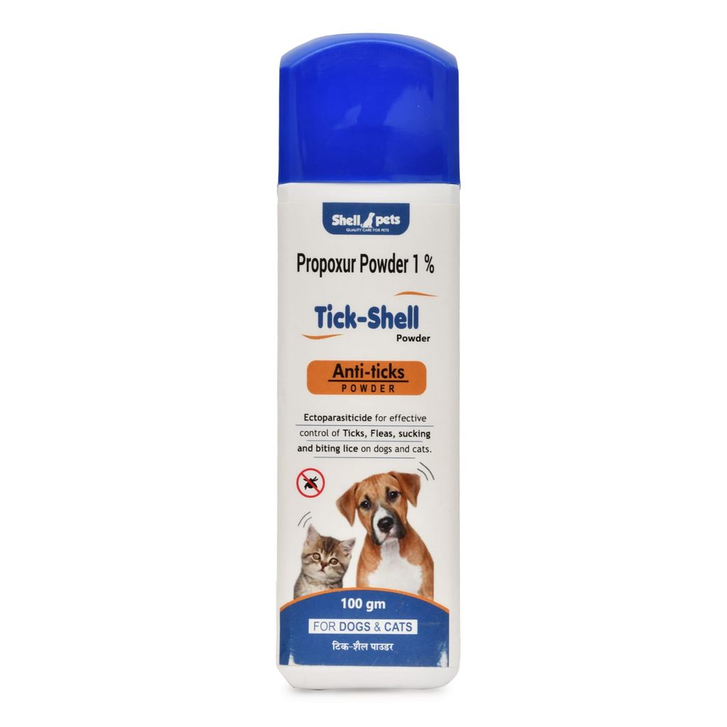 Shell Pets Tick Shell Anti tick Powder 100Gm