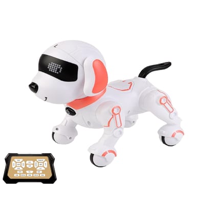 KTRS ENTERPRISE Intelligent mechanical dog AI remote control interactive accompany pet early education singing dancing children gift toy dog
