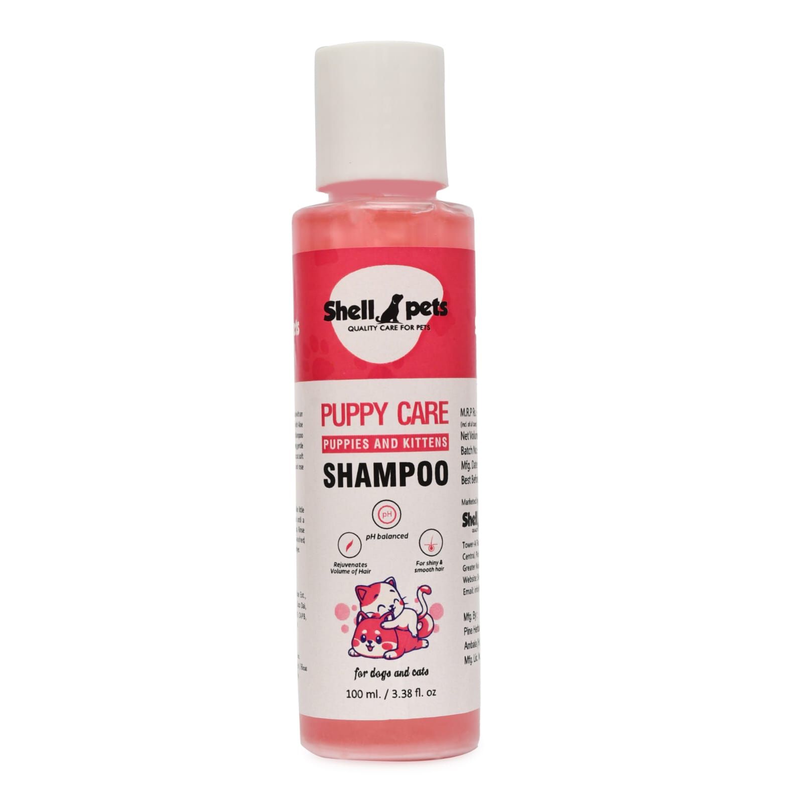 Shell Pets Puppy and Kitten Shampoo 100 ml