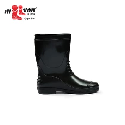 Hillson Steel Toe PVC Safety Shoe (Black, S1, Size 7)