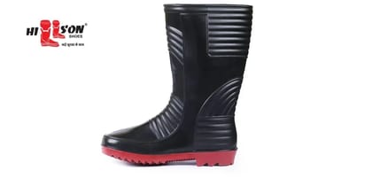 Hillson Soft Toe PVC Safety Shoe (Black, S1, Size 8) Hillson Soft Toe PVC Safety Shoe (Black, S1, Size 8)