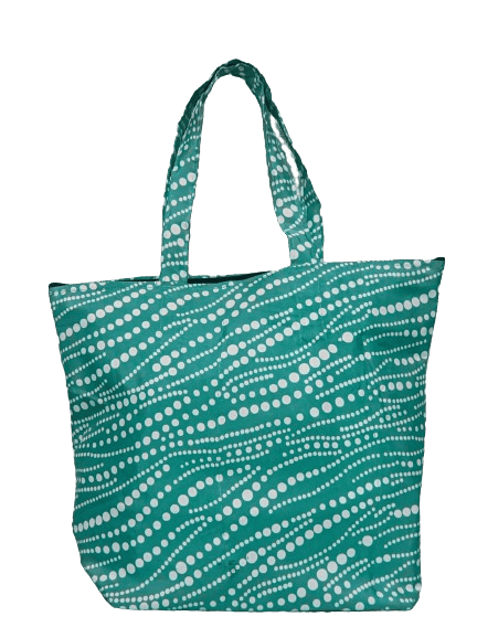 Handloom Grocery Bag( Sky) - Handbags | Buy online on ZillyBuy