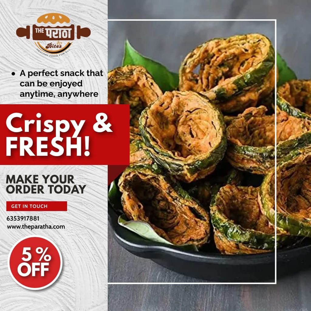 The Paratha Bites Sardar Patra - Authentic Gujarati Snack [ 200G ]