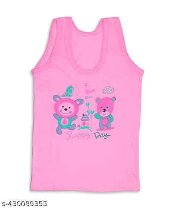 VINAYAK INFRA PURE COTTON PRINTED REGUALR FIT INNERWEAR KIDS VEST INFANTS SLEEVLESS UNDERSHIRTS FOR CUTE BOYS AND GIRLS