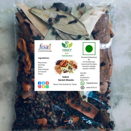HRKT Aromatic Allure Handpicked Whole Indian Garam Masala With Mix Of Spices