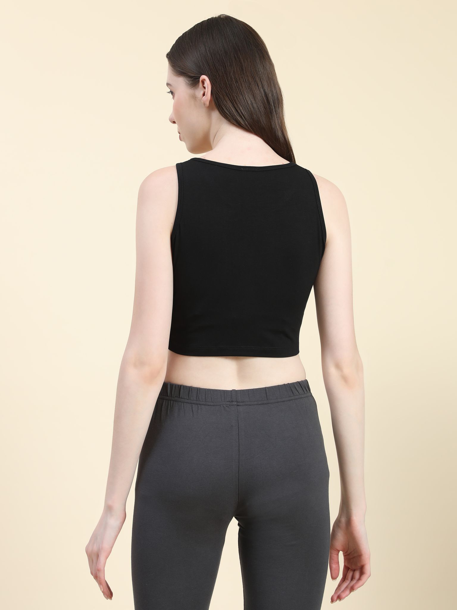 OUTFLITS Ladies Sleeveless Crop Top