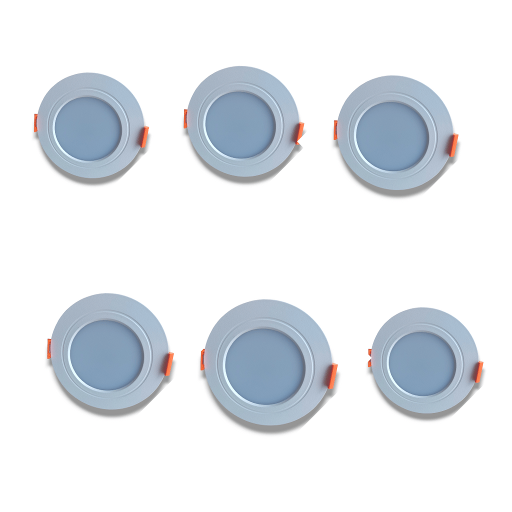 ALCOLIGHT WHITE 9WATT (PACK OF 6)Concealed Light, 1100lm, 25000 Hours, B22, 1 Year Warranty