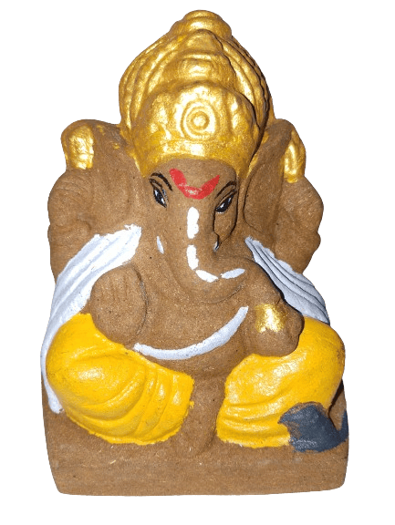 PURE COW DUNG GANESHA GOBAR GANESHA - Pooja Needs | Buy online on ZillyBuy