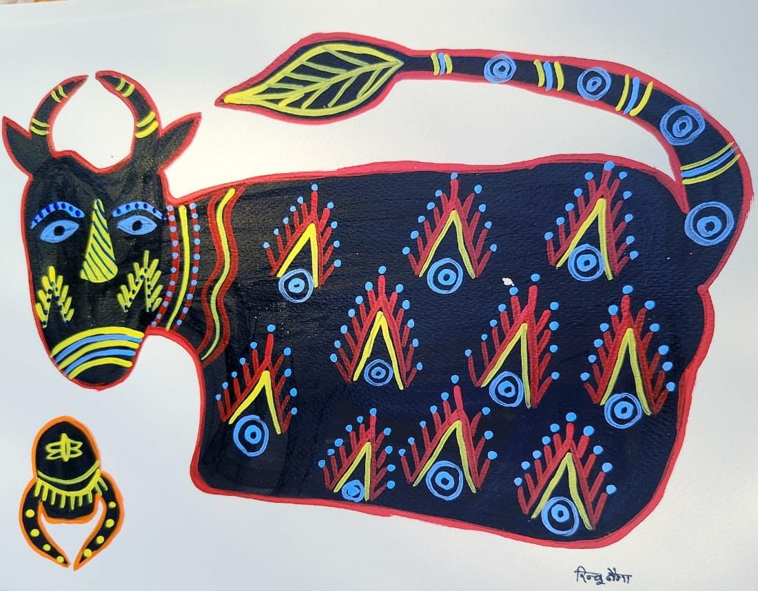 Baiga Painting A3 Size