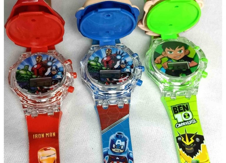 Toon Face Watch With light and music