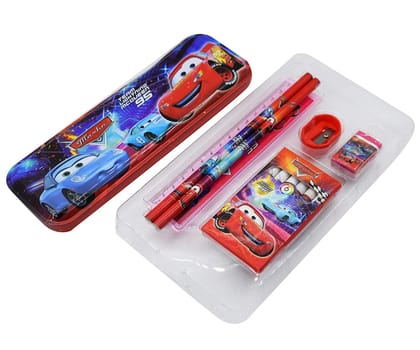 Stationery Kit for Girls Pencil Pen Book Eraser Sharpener Stationery Kit Set for Girls Birthday Gift Wholesale Kids Gift Item Cartoon Stationery Kit (YOYO-8015-Stationery Set)