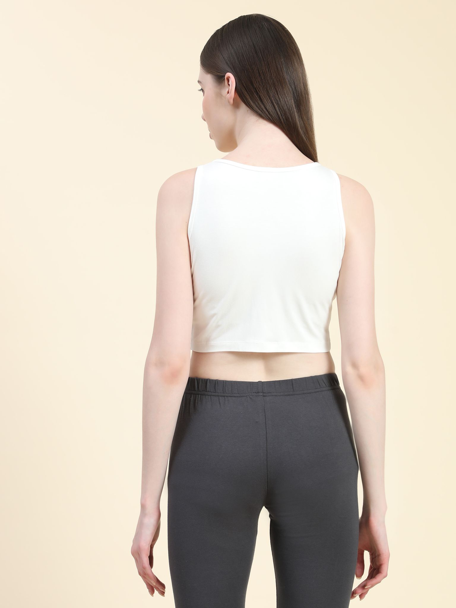 OUTFLITS Ladies Sleeveless Crop Top