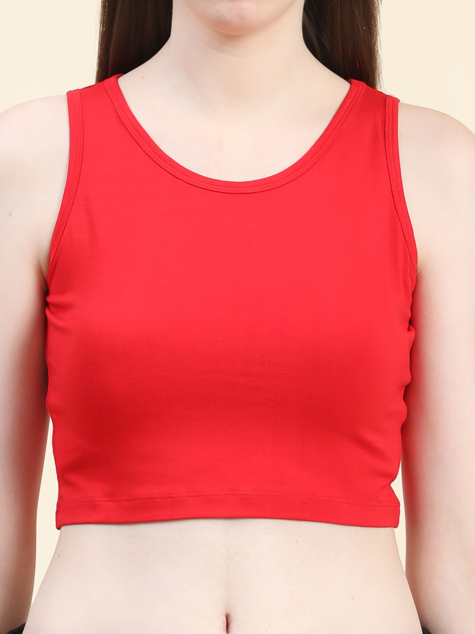 OUTFLITS Ladies Sleeveless Crop Top