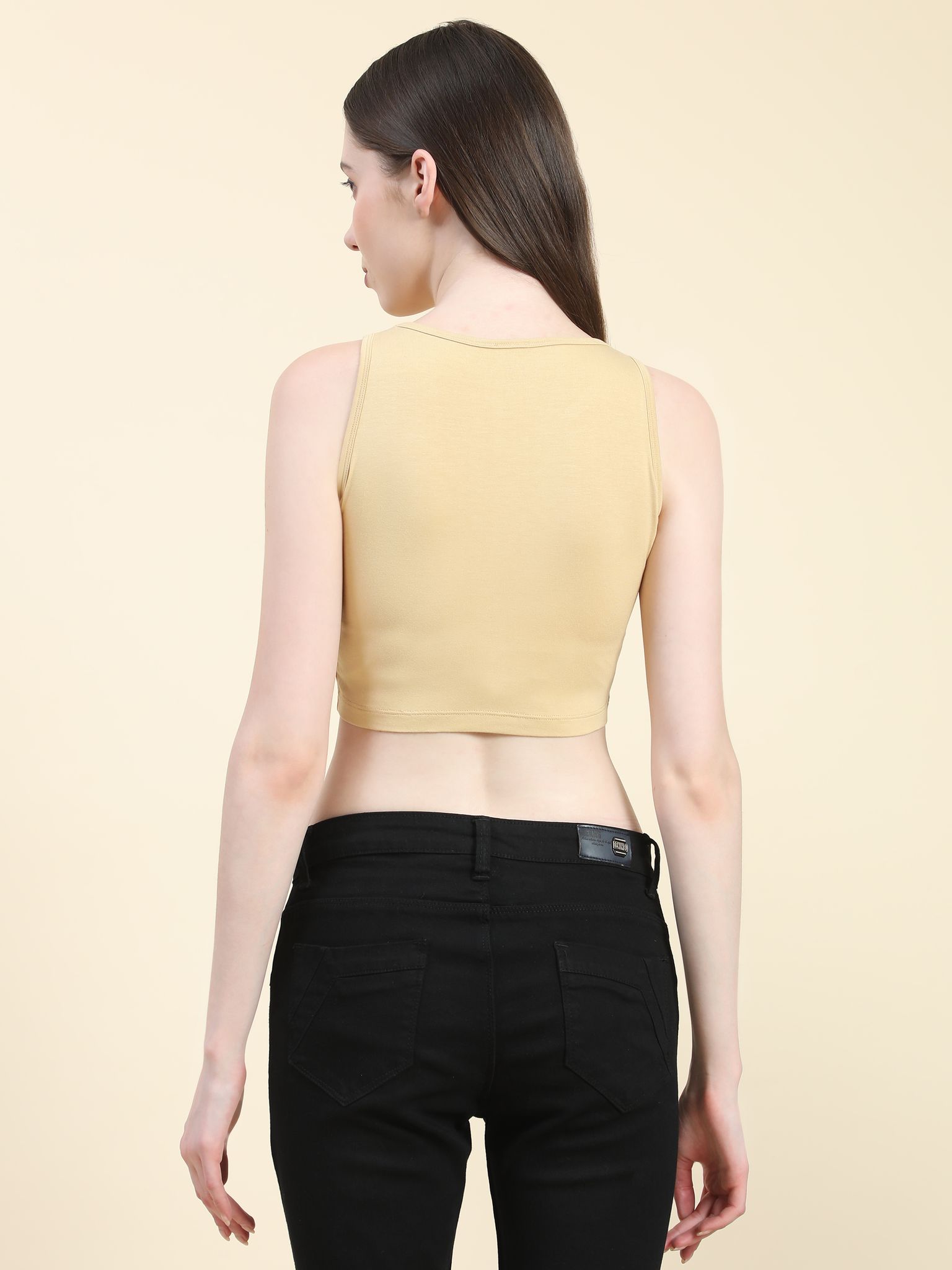 OUTFLITS Ladies Sleeveless Crop Top