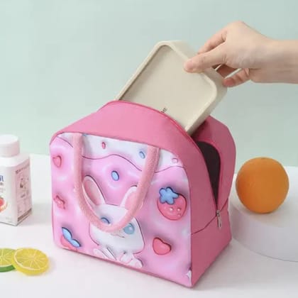 3D Cartoon Printed Lunch Bag