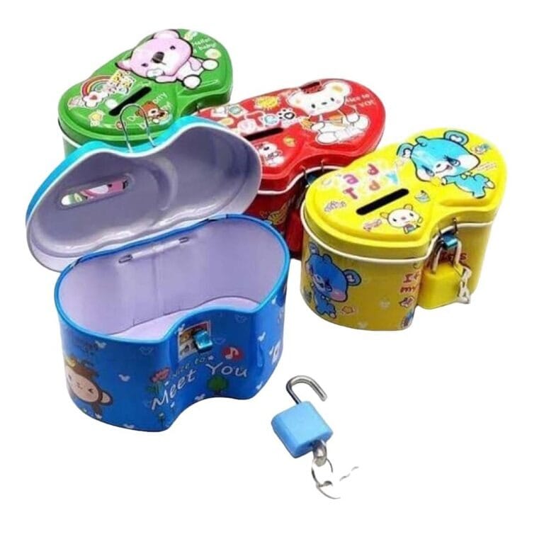 Cute Cartoon Metal Piggy Bank / Money Bank