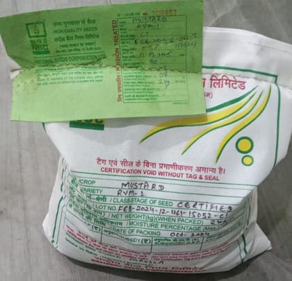 NSC Mustard RH-761, 2 kg Certified Seed Bag