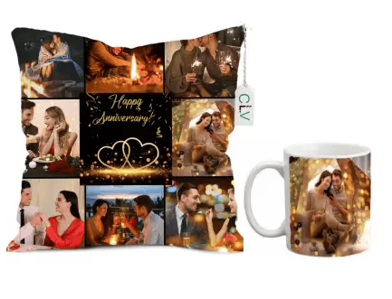 CLV Cushion, Mug Gift Set