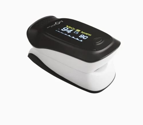 Fingertip Pulse Oximeter- Blood Oxygen Saturation Monitor- Heart Rate Monitor- Pulse Rate Monitor- Fingertip Pulse Rate Monitor