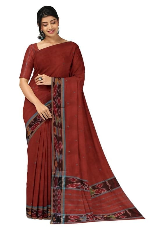 APCO Handloom (A Andhra Pradesh Govt Emporium)- Women's Traditional Pure Handloom Dulla Cotton Saree | DL0095 - Sarees | Buy online on ZillyBuy