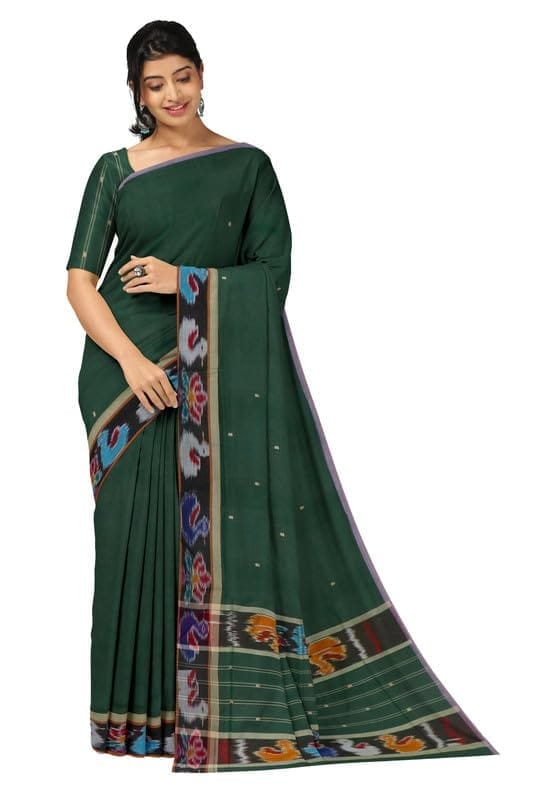 APCO Handloom (A Andhra Pradesh Govt Emporium)- Women's Traditional Pure Handloom Dulla Cotton Saree | DL0096 - Sarees | Buy online on ZillyBuy