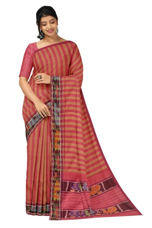 APCO Handloom (A Andhra Pradesh Govt Emporium)- Women's Traditional Pure Handloom Dulla Cotton Saree | DL0090 - Sarees | Buy online on ZillyBuy