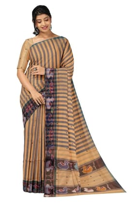 APCO Handloom (A Andhra Pradesh Govt Emporium)- Women's Traditional Pure Handloom Dulla Cotton Saree | DL0071
