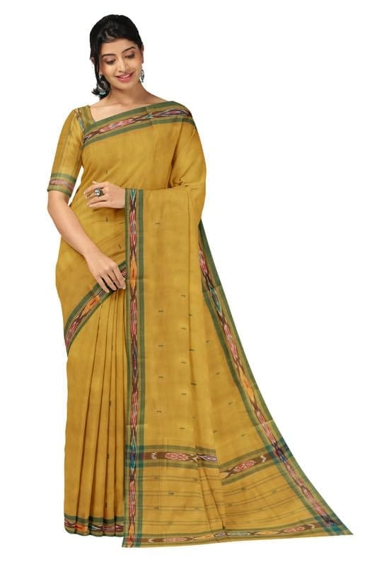 APCO Handloom (A Andhra Pradesh Govt Emporium)- Women's Traditional Pure Handloom Dulla Cotton Saree | DL0040