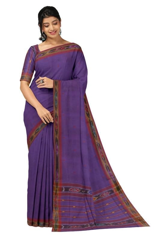 APCO Handloom (A Andhra Pradesh Govt Emporium)- Women's Traditional Pure Handloom Dulla Cotton Saree | DL0037 - Sarees | Buy online on ZillyBuy