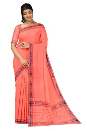 APCO Handloom (A Andhra Pradesh Govt Emporium)- Women's Traditional Pure Handloom Dulla Cotton Saree | DL0031