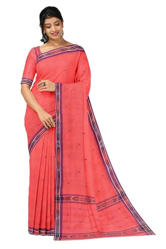 APCO Handloom (A Andhra Pradesh Govt Emporium)- Women's Traditional Pure Handloom Dulla Cotton Saree | DL0008 - Sarees | Buy online on ZillyBuy