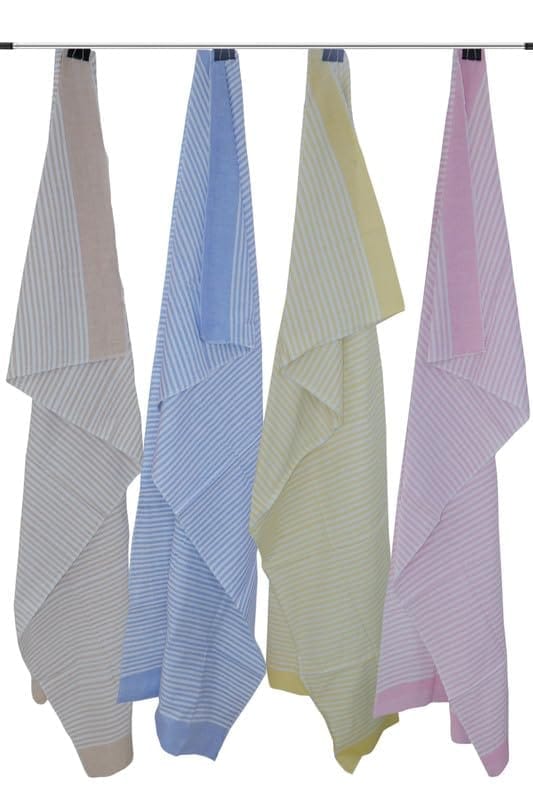 APCO Handloom (A Andhra Pradesh Govt Emporium)- Pure Handloom Chengai Cotton Towels | CTL0001 (Set of 4) - Sarees | Buy online on ZillyBuy