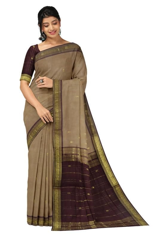 APCO Handloom (A Andhra Pradesh Govt Emporium)- Women's Traditional Pure Handloom Bandar (Polavaram) Cotton Saree | BCS0061 - Sarees | Buy online on ZillyBuy