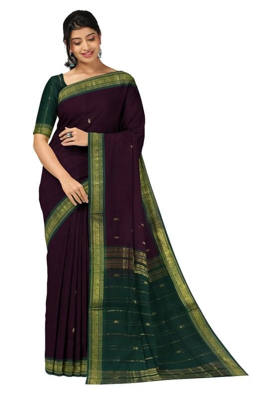 APCO Handloom (A Andhra Pradesh Govt Emporium)- Women's Traditional Pure Handloom Bandar (Polavaram) Cotton Saree | BCS0059