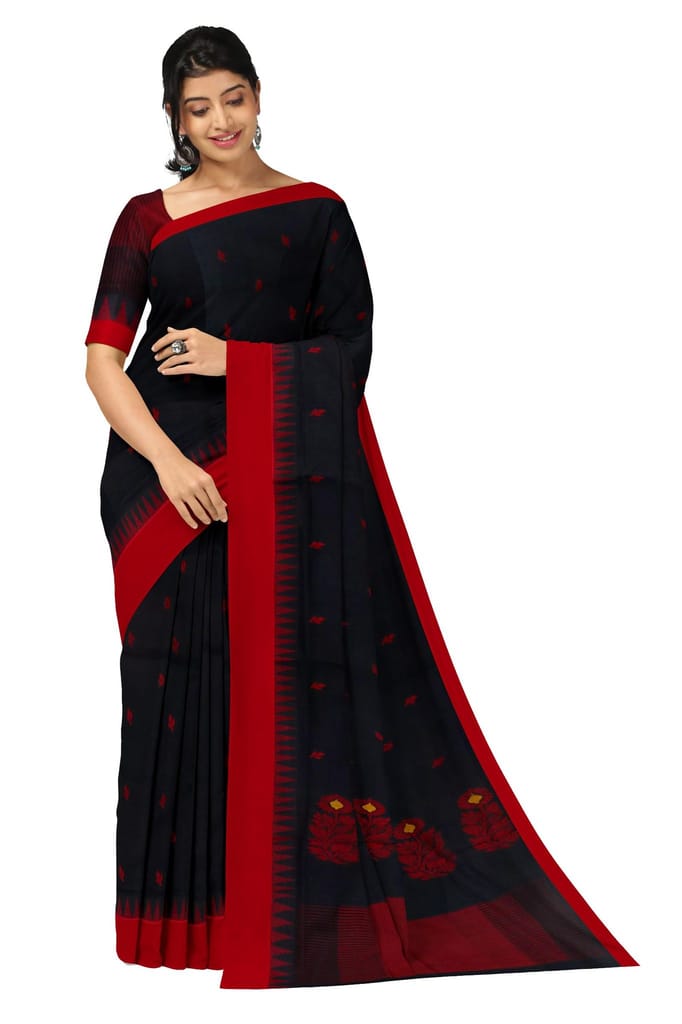 APCO Handloom (A Andhra Pradesh Govt Emporium)- Women's Traditional Pure Handloom Rajahmundry/Angara Cotton Saree | ACS0057 - Sarees | Buy online on ZillyBuy