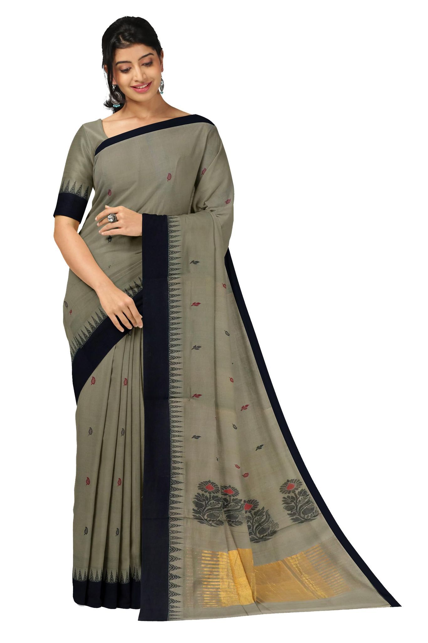 APCO Handloom (A Andhra Pradesh Govt Emporium)- Women's Traditional Pure Handloom Rajahmundry/Angara Cotton Saree | ACS0056