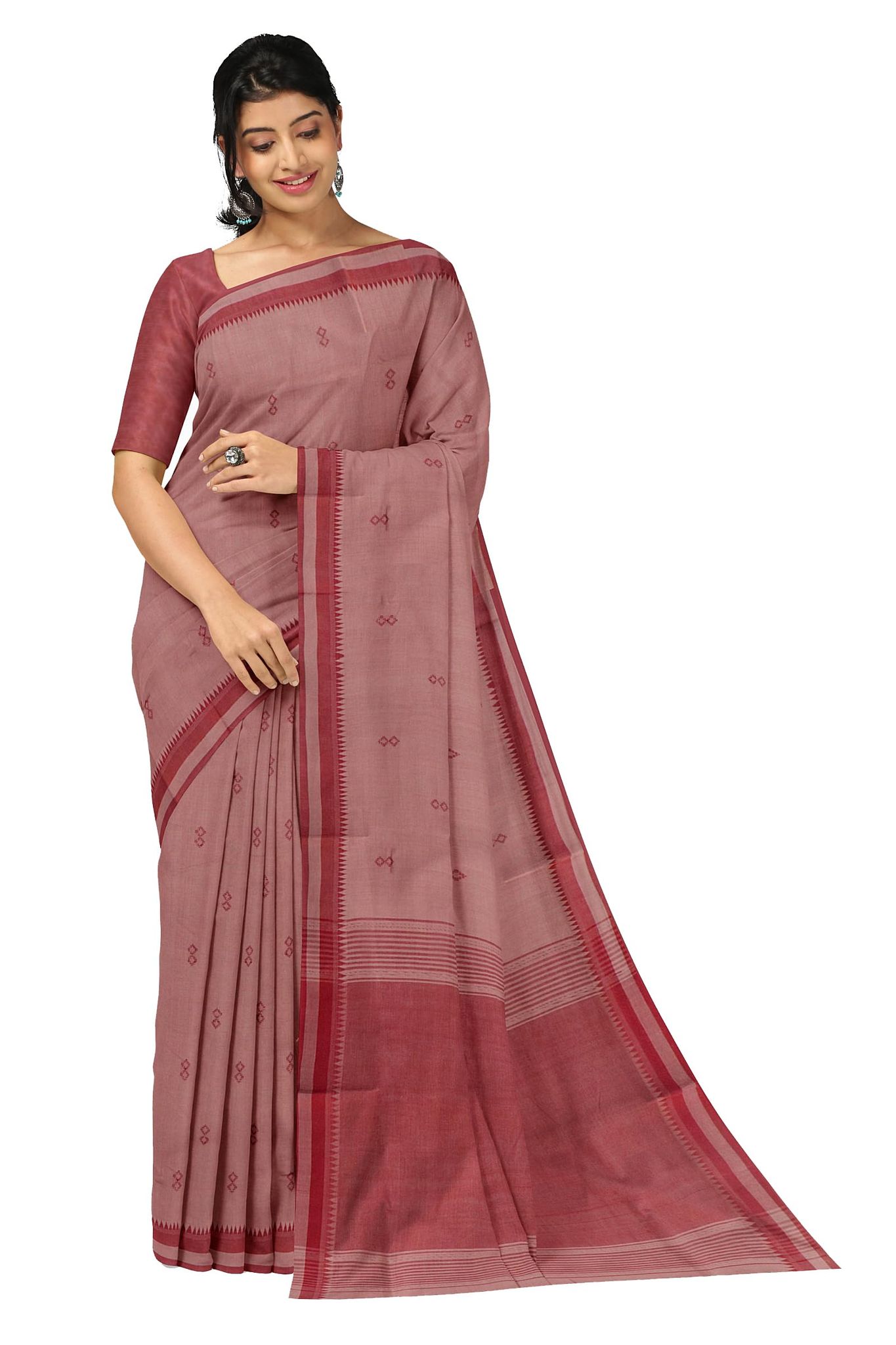 APCO Handloom (A Andhra Pradesh Govt Emporium)- Women's Traditional Pure Handloom Rajahmundry/Angara Cotton Saree | ACS0037