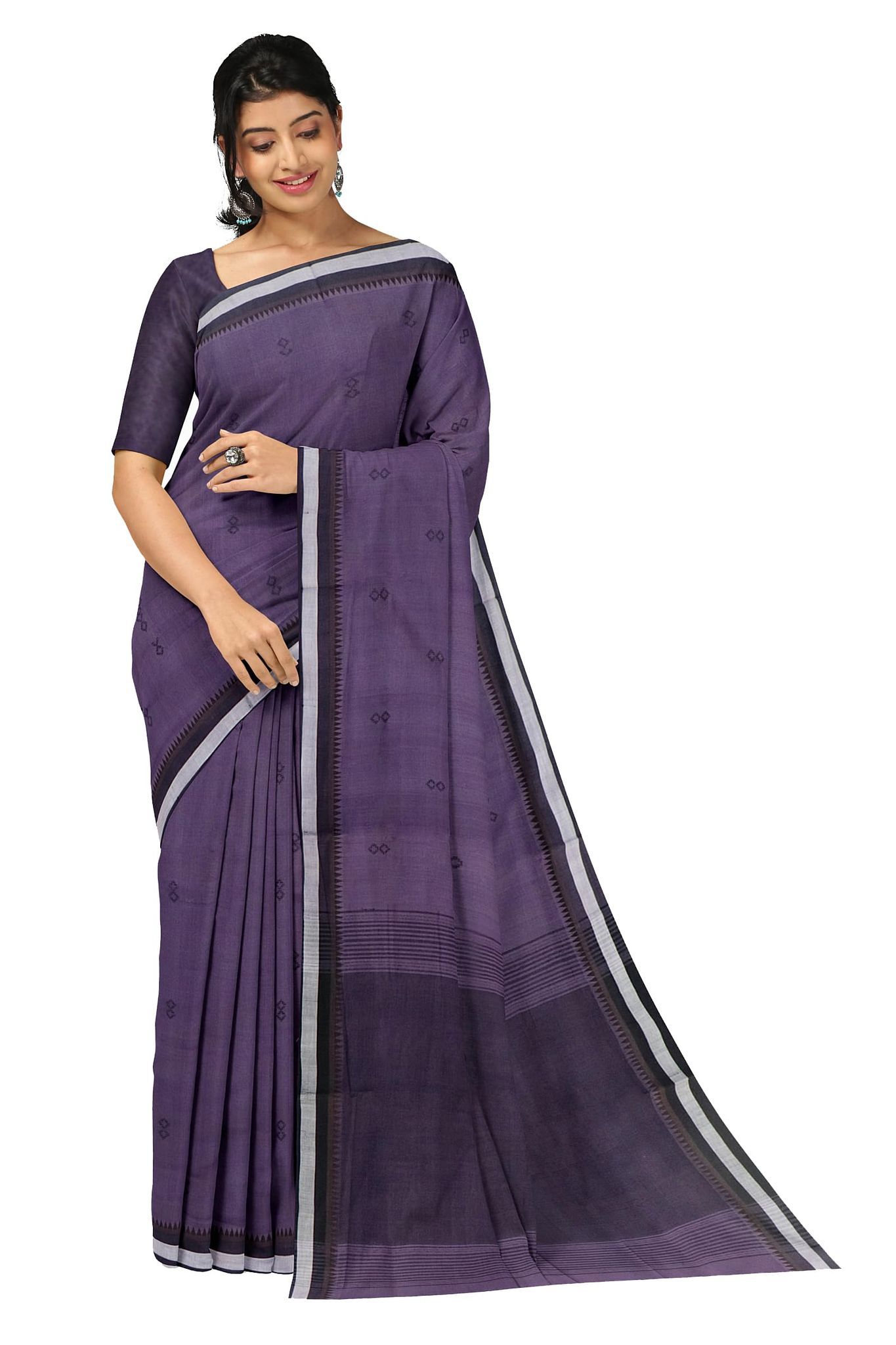 APCO Handloom (A Andhra Pradesh Govt Emporium)- Women's Traditional Pure Handloom Rajahmundry/Angara Cotton Saree | ACS0038