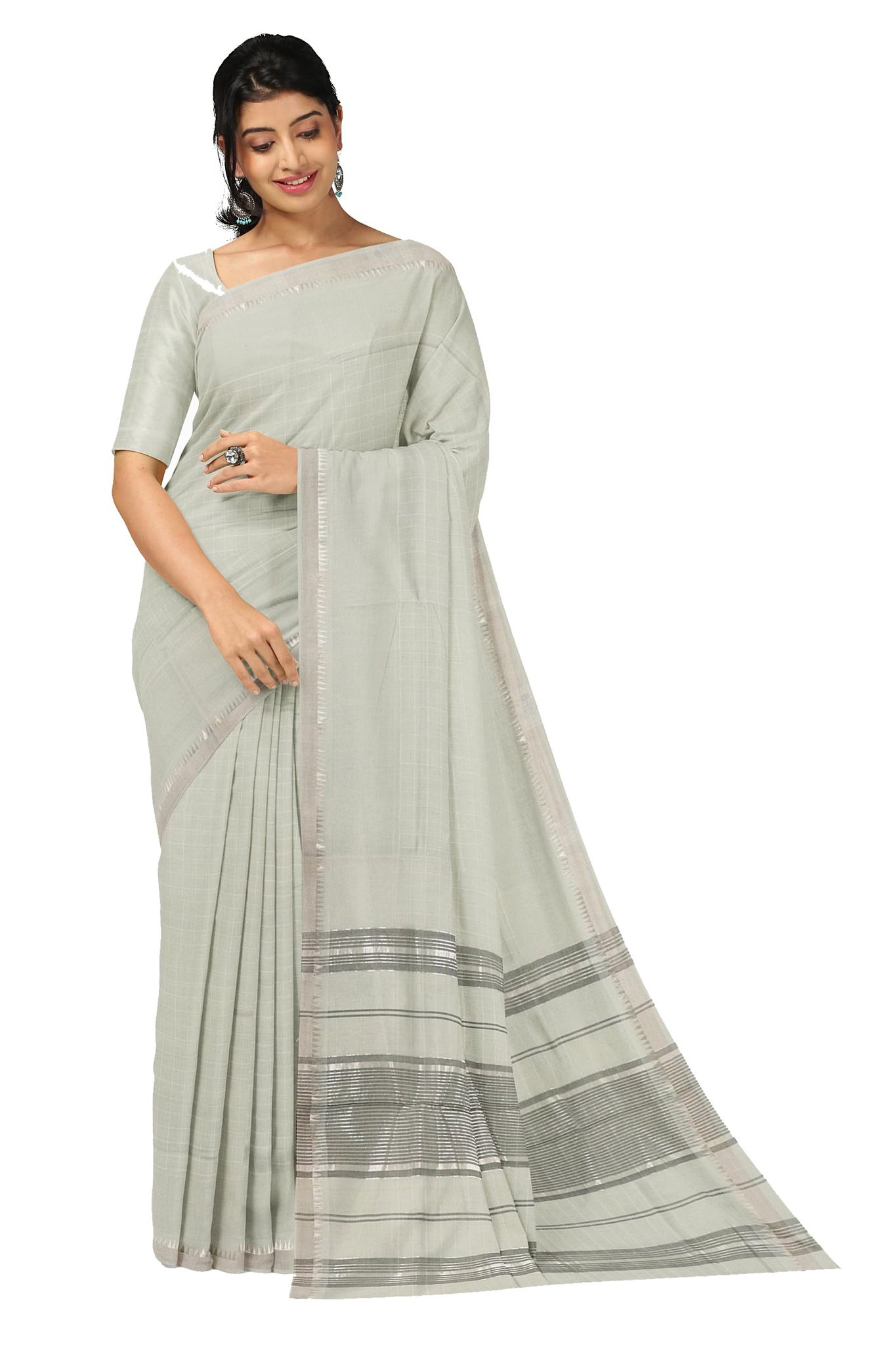 APCO Handloom (A Andhra Pradesh Govt Emporium)- Women's Traditional Pure Handloom Rajahmundry/Angara Cotton Saree | ACS0024