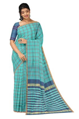 APCO Handloom (A Andhra Pradesh Govt Emporium)- Women's Traditional Pure Handloom Mangalagiri Cotton Saree | A0031MNG