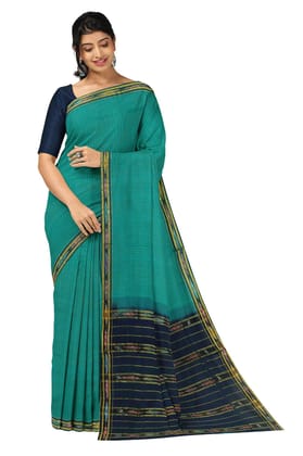 APCO Handloom (A Andhra Pradesh Govt Emporium)- Women's Traditional Pure Handloom Bandar/Polavaram Green Saree Cotton Saree | PBS0003 APCO Handloom (A Andhra Pradesh Govt Emporium)- Women's Traditional Pure Handloom Bandar/Polavaram Green Saree Cotton Saree | PBS0003