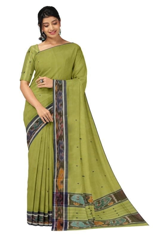 APCO Handloom (A Andhra Pradesh Govt Emporium)- Women's Traditional Pure Handloom Dulla Cotton Saree | DL0094 - Sarees | Buy online on ZillyBuy