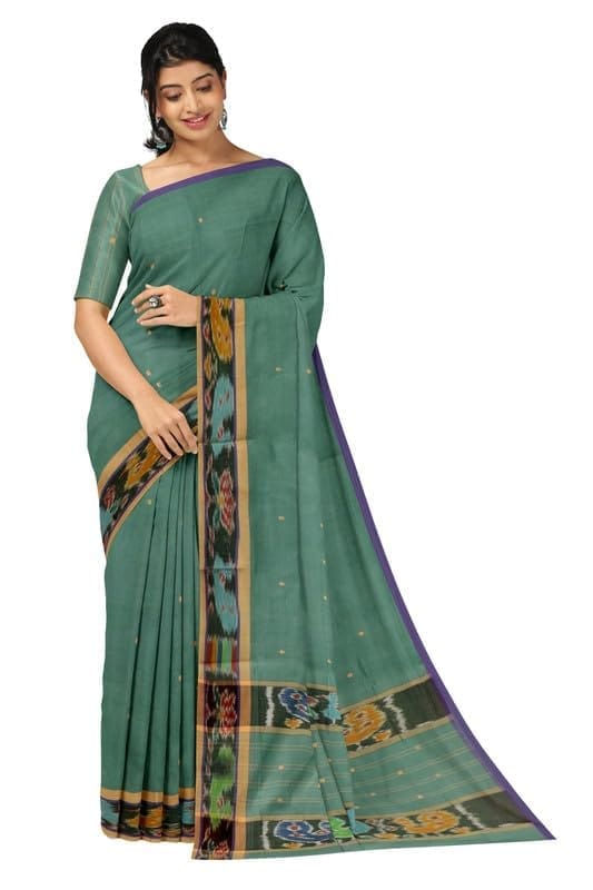 APCO Handloom (A Andhra Pradesh Govt Emporium)- Women's Traditional Pure Handloom Dulla Cotton Saree | DL0088