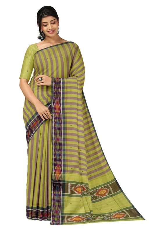 APCO Handloom (A Andhra Pradesh Govt Emporium)- Women's Traditional Pure Handloom Dulla Cotton Saree | DL0089 - Sarees | Buy online on ZillyBuy