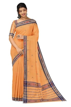 APCO Handloom (A Andhra Pradesh Govt Emporium)- Women's Traditional Pure Handloom Dulla Cotton Saree | DL0044