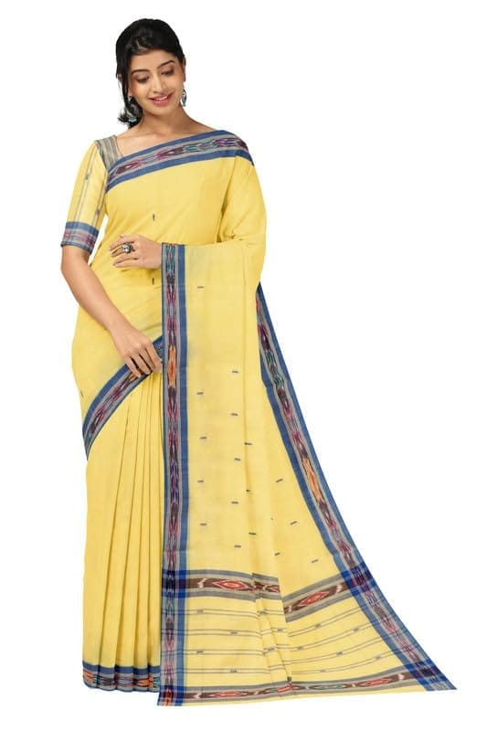 APCO Handloom (A Andhra Pradesh Govt Emporium)- Women's Traditional Pure Handloom Dulla Cotton Saree | DL0038 - Sarees | Buy online on ZillyBuy