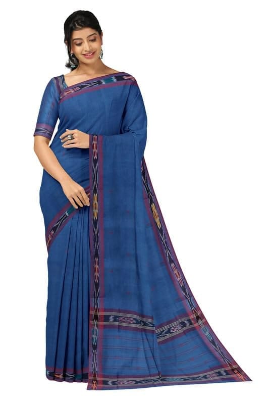 APCO Handloom (A Andhra Pradesh Govt Emporium)- Women's Traditional Pure Handloom Dulla Cotton Saree | DL0035 - Sarees | Buy online on ZillyBuy